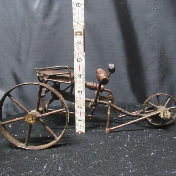 Metal and Wood Push Pedal Tricycle Toy - Picture 7 of 9